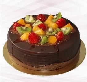 6-9 Kişilik Zengin Tatlı Karışık Meyveli Çikolatalı Şehir