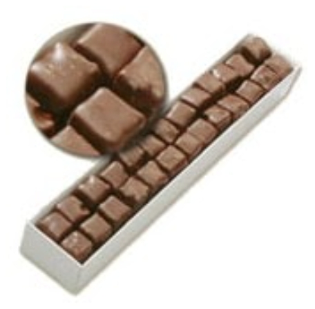 Lokum 500 Gr Çikolatalı