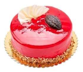 Taze Frambuaz İçeren 6–9 Kişilik Yaş Pasta